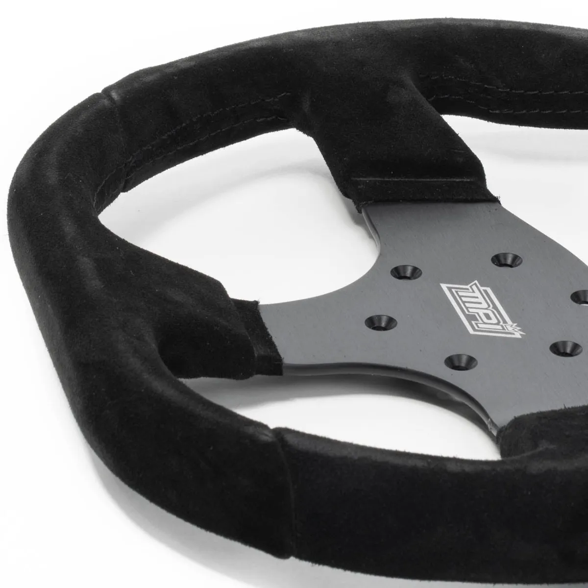 Touring Steering Wheel 13in Full Black D Shaped product image