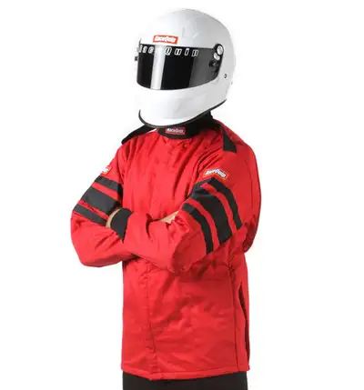 Racequip Multi Layer Racing Driver Fire Suit Jacket; Sfi 3.2a/ 5 ; Red Large
