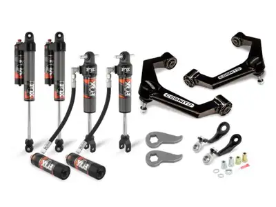 Cognito Motorsports Truck Cognito 3-Inch Elite Leveling Kit with Fox 2.5 Elite Performance Series Shocks for 2020-2024 Silverado/Sierra 2500/3500 2WD/4WD