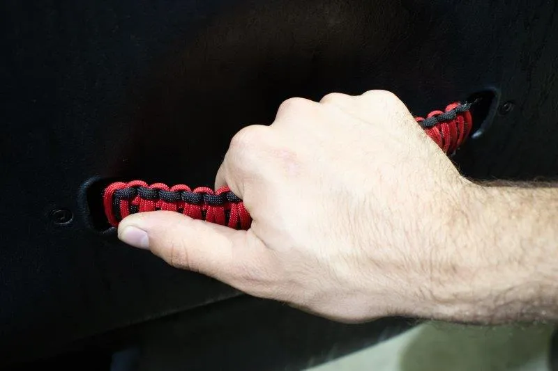 Fishbone Offroad Red Paracord Door Handles for 1997-2006 Jeep Wrangler FB55286 product image