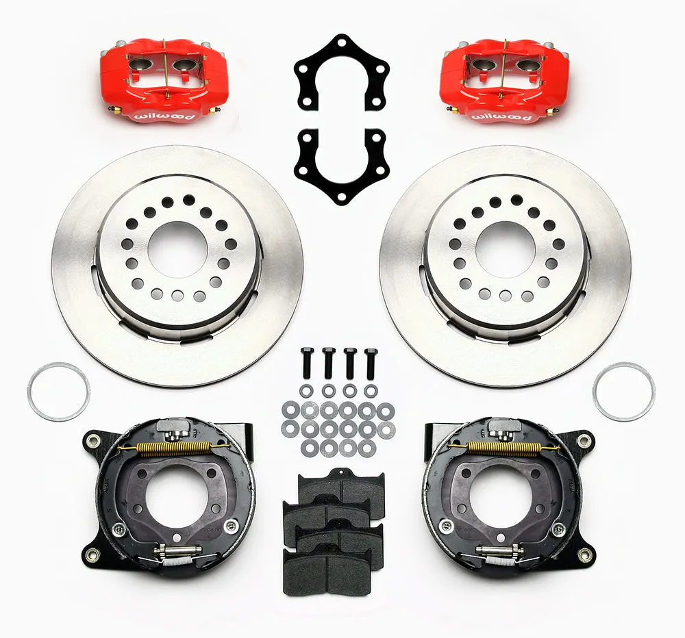 Wilwood FDLI PS Park Brake Kit Red MoparDana 2.50in Off wSnap Ring Brng product image