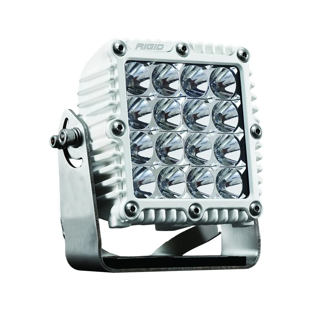 Rigid Industries 245113 Q-Series Pro LED Light, Flood Optic, White Housing, Single product image