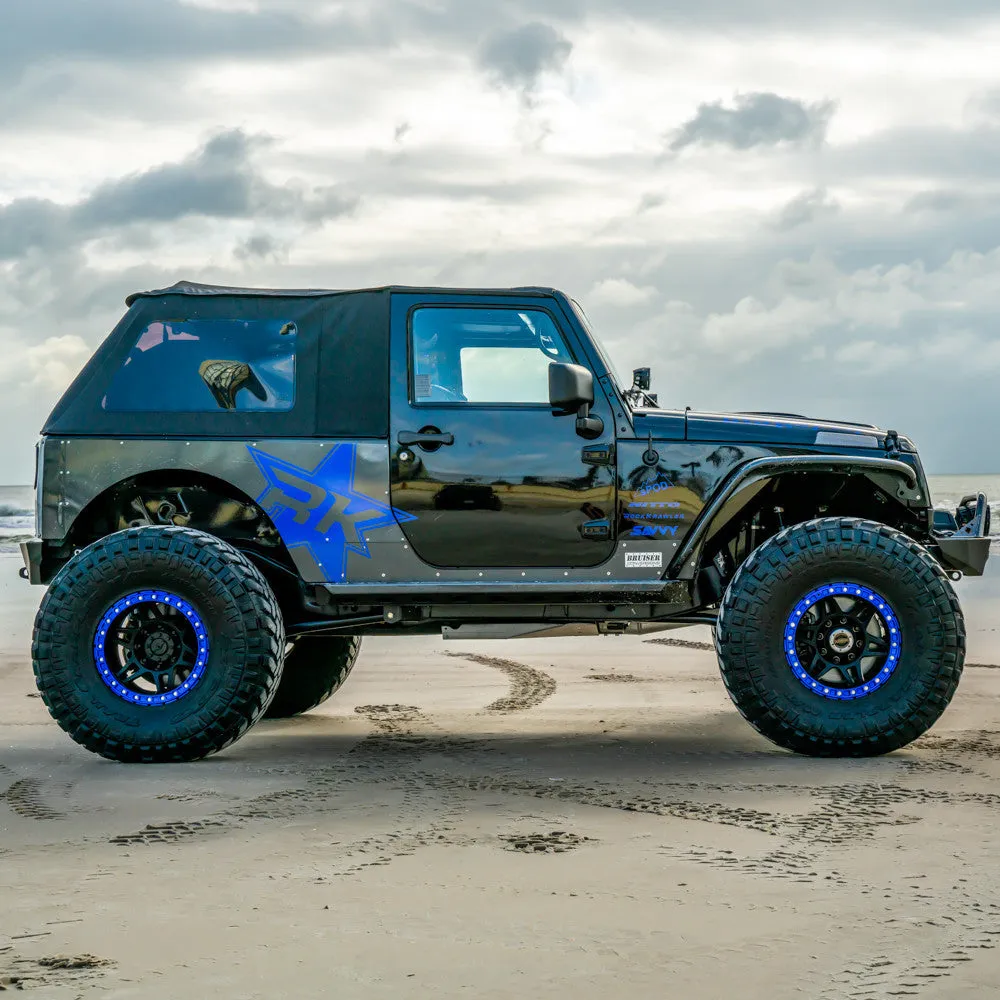 0718 Wrangler Krawler Lite Front Bumper With Hoop Raw product image