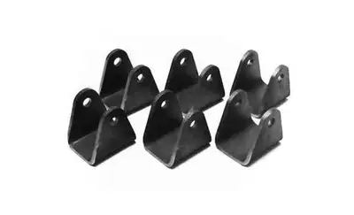 Steinjager Steinjäger Tabs and Clevises, Weld On 4 Link Tab and Clevis Kits 0.500 Bore Straight Mount 2.50 Inch Clevis Jaw 6 Clevises