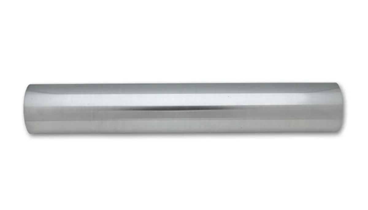 Straight Aluminum Tubing; 2 in. OD; 18 in. L; 1.8MM Wall Thickness; 6063 Aluminum; Polished; product image