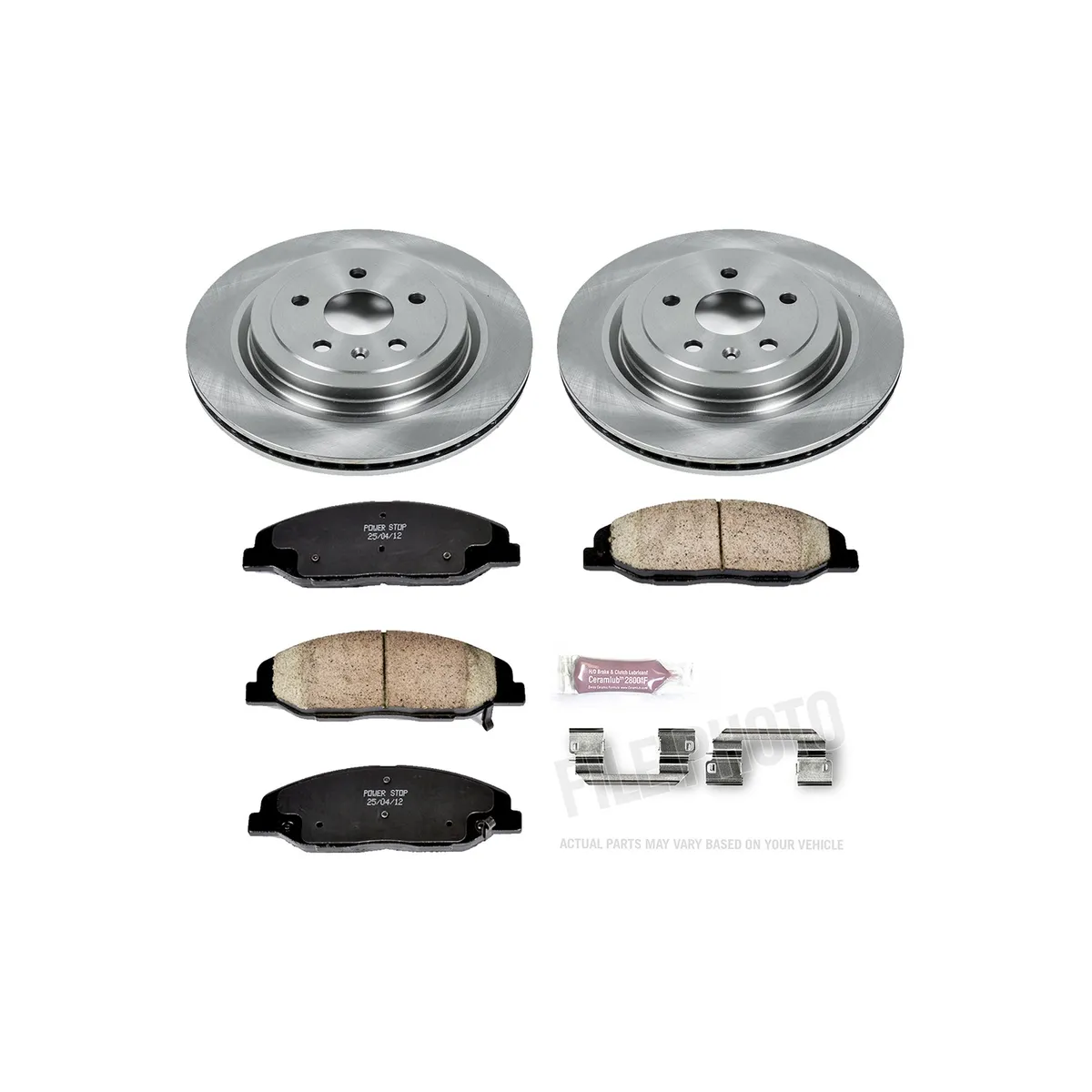 Z17 Direct Replacement Kit: Rotors; Ceramic Pads W/Hardware product image