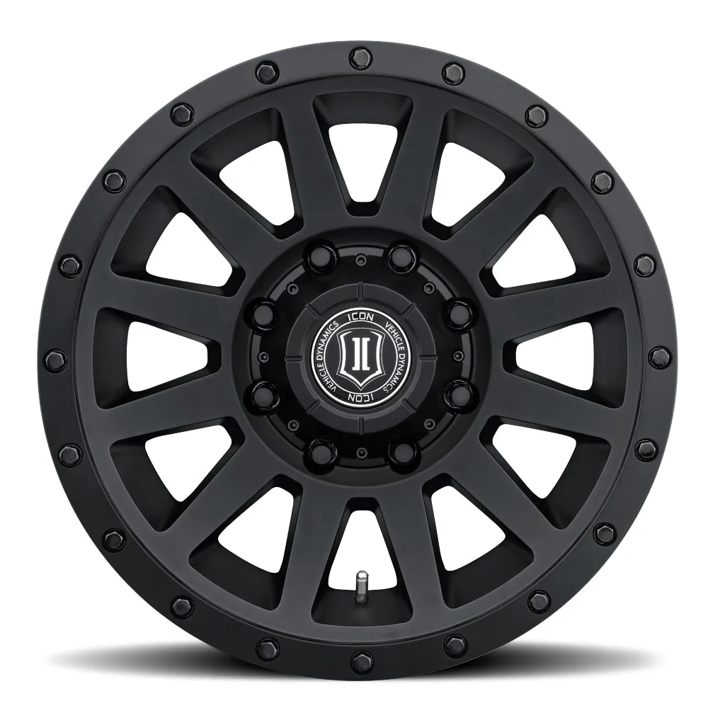 ICON Alloys Compression HD, Double Black, 18 x 9 / 8 x 180, 12mm Offset, 5.5" Backspace product image