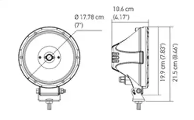 Hella Hvf Lamp 7in 1led Ped Drv mv Sae/Ece