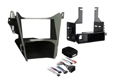 Metra Electronics TURBOKits; Radio Installation Kit; Incl. Instructions; For 2-Shaft/DIN; Gray;