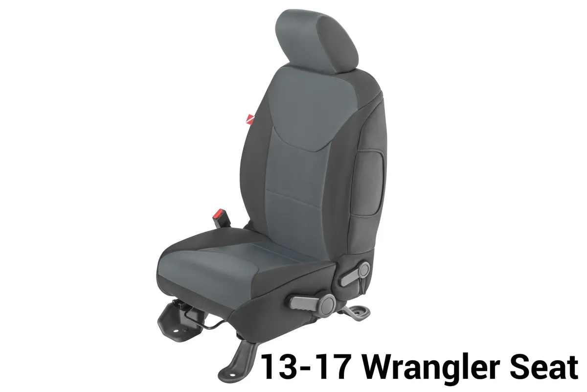Wrangler JK Seat Cover for 07-10 Jeep JK Charcoal Neoprene Pair Diver Down product image