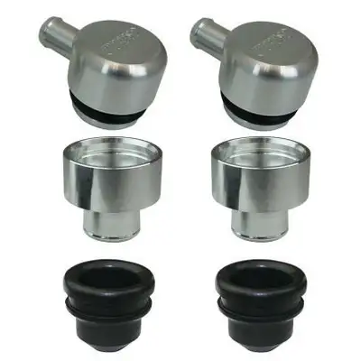 Moroso Billet Breather Adapter Kit 2pk for 1.22 Hole