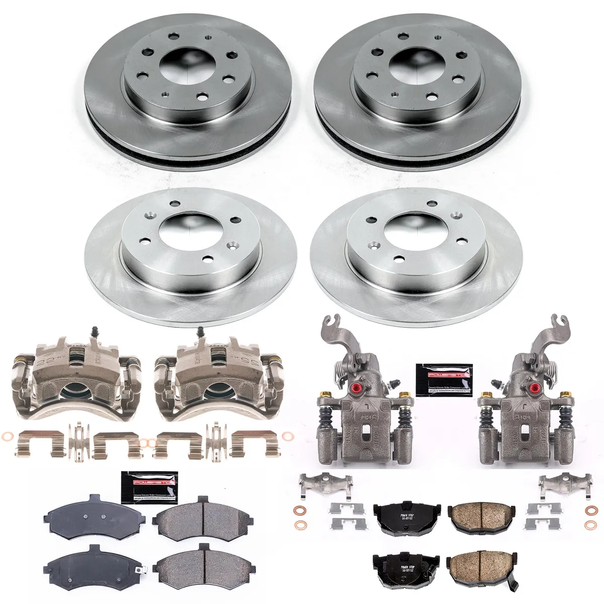 Z17 Direct Replacement Kit: Rotors; Ceramic Pads; Calipers product image