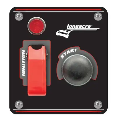 Longacre Ignition Panel Black w/Pilot Light