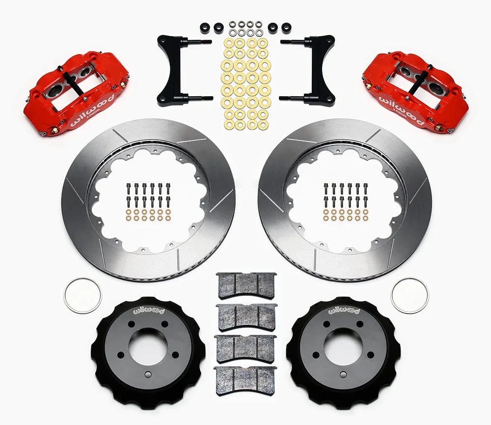 1993 - 1995 Mazda Forged Narrow Superlite 6R Big Brake Front Brake Kit (Hat) - 140-11964 product image