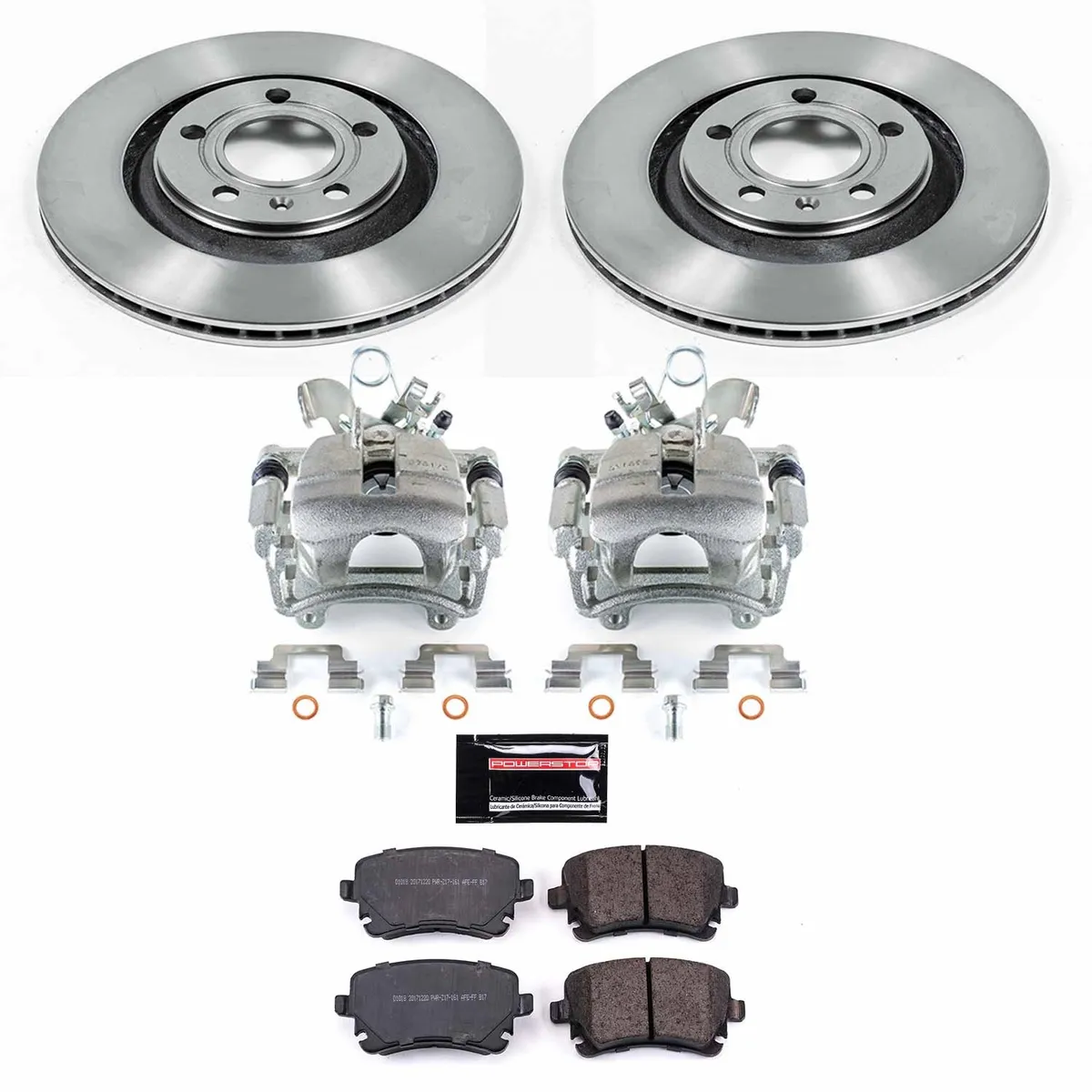 Z17 Direct Replacement Kit: Rotors; Ceramic Pads; Calipers product image