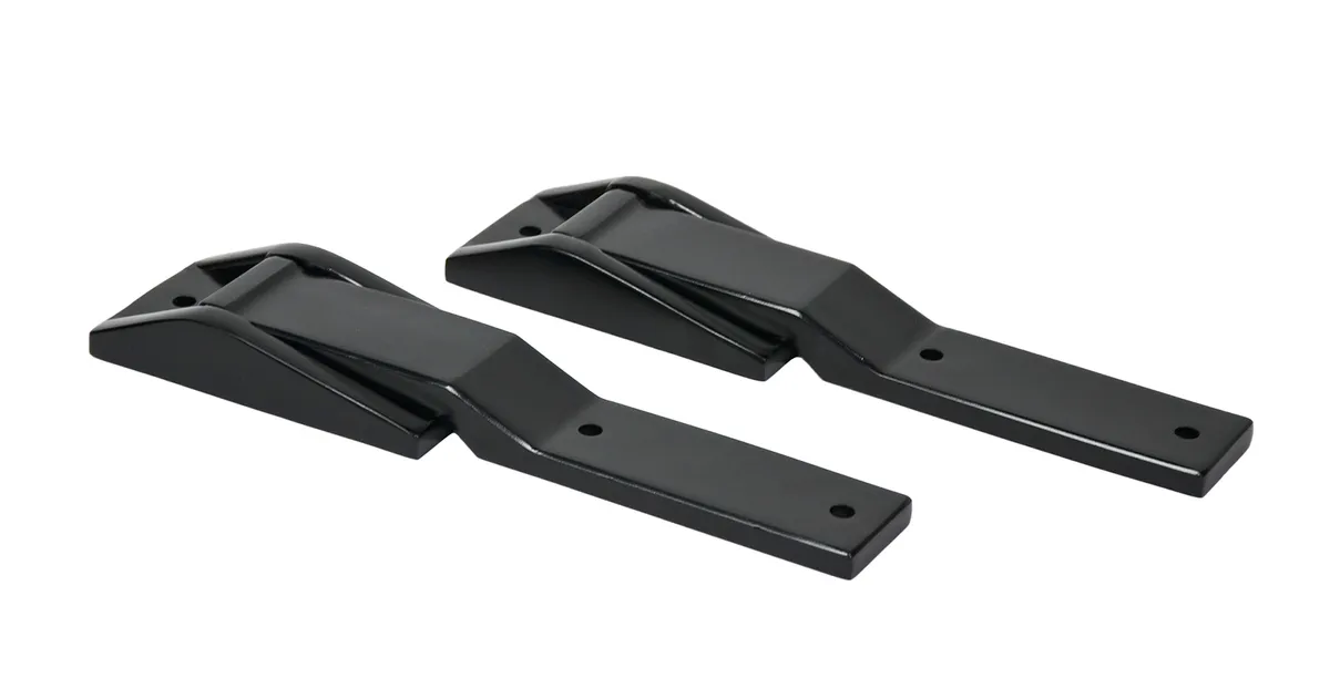 Jeep TJ Tailgate Hinge Pair 97-06 Wrangler TJ Powdercoat Black Kentrol product image