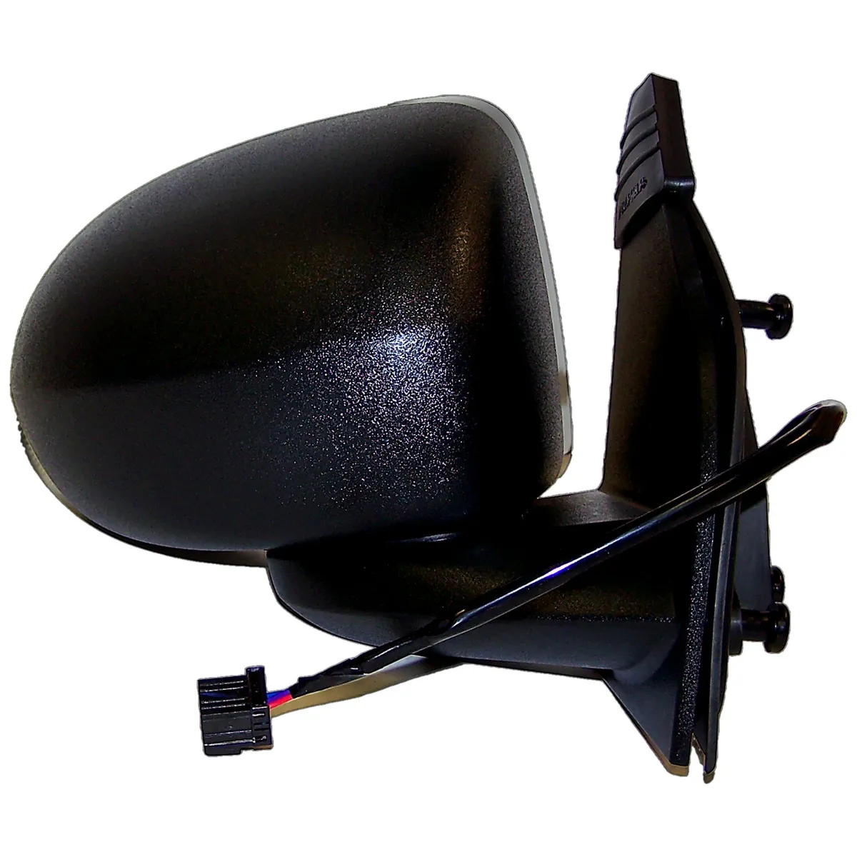 Crown Automotive Jeep Replacement 5115042AG Right Power, Manual Folding Mirror for 2007-2010 Jeep MK Compass, Textured Black product image
