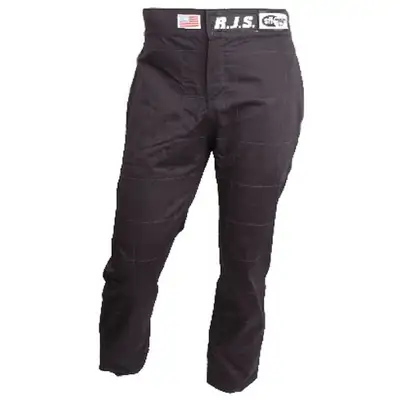 RJS Pants Black Small SFI-1 FR Cotton