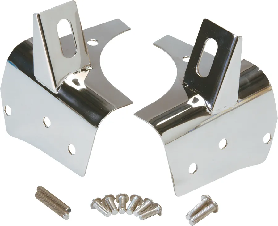 Jeep TJ Light Bracket Pair 97-06 Wrangler TJ Polished Silver Kentrol product image