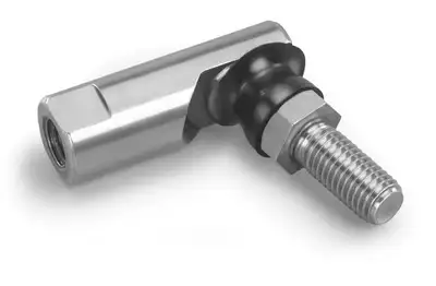 Steinjager 90 Degree Plated Steel M8 x 1.25 LH LH 50 Pack