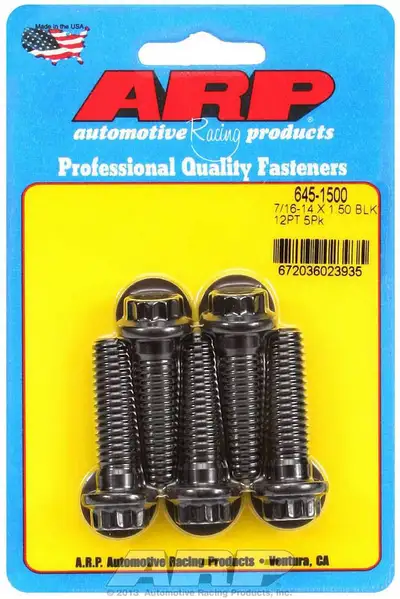 ARP Auto Racing 7/1614 x 1.500 12pt 1/2 Wrenching Black Oxide Bolts