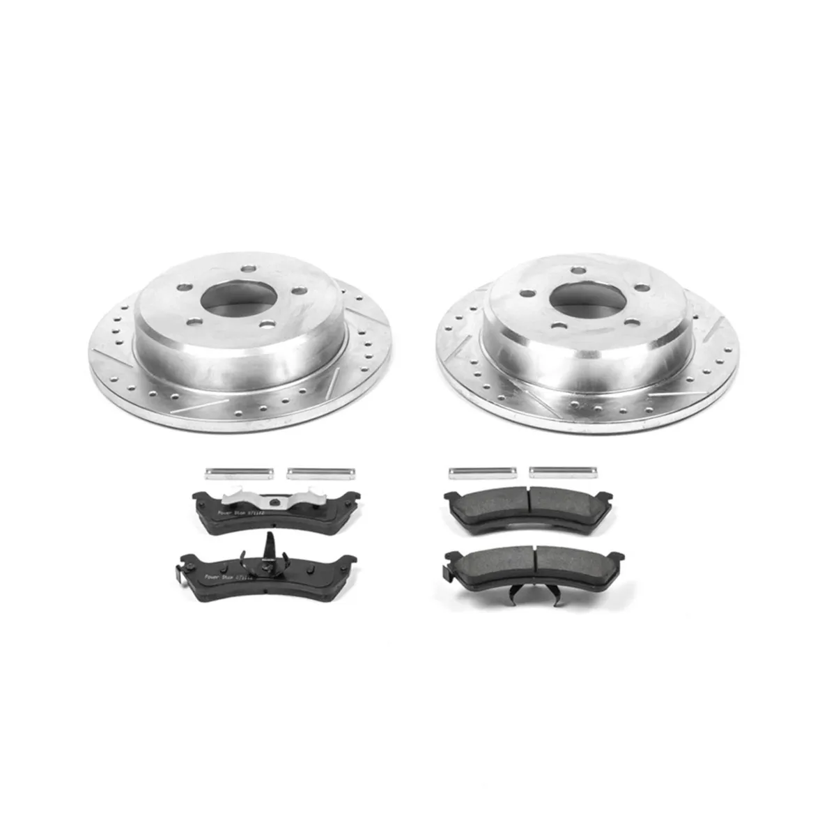 Z23 Evolution Sport Upgrade Kit: Drilled/Slotted Rotors; Carbon-Fiber Ceramic Pads W/Hardware product image