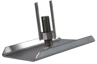 Ultra Fab Products Ultra 5th Wheel Landing Gear Adjustable Footpadsilver