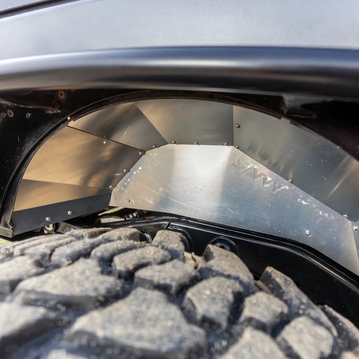 0718 Wrangler Rear Fender Inner Liner Raw product image