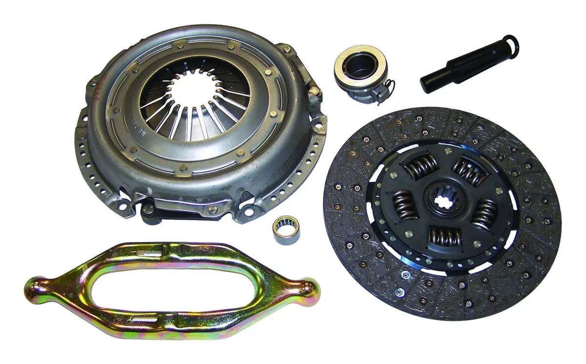 1994-1999 Cherokee XJ w/ 4.0L engine; includes 1 - 4638411C Plate 1 - 53008259 Disc 1 - 53008342 Clutch Bearing 1 - 53009181 Pilot / Maindrive 1 - 53006388 Fork 1994-1998 Grand Cherokee ZJ w/ 4.0L engine; includes 1 - 4638411C Plate 1 - 53008259 Dis product image