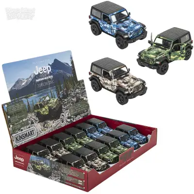 No Brand 5\" Die-Cast 2018 Jeep Wrangler Camo Hard Top 12/Di