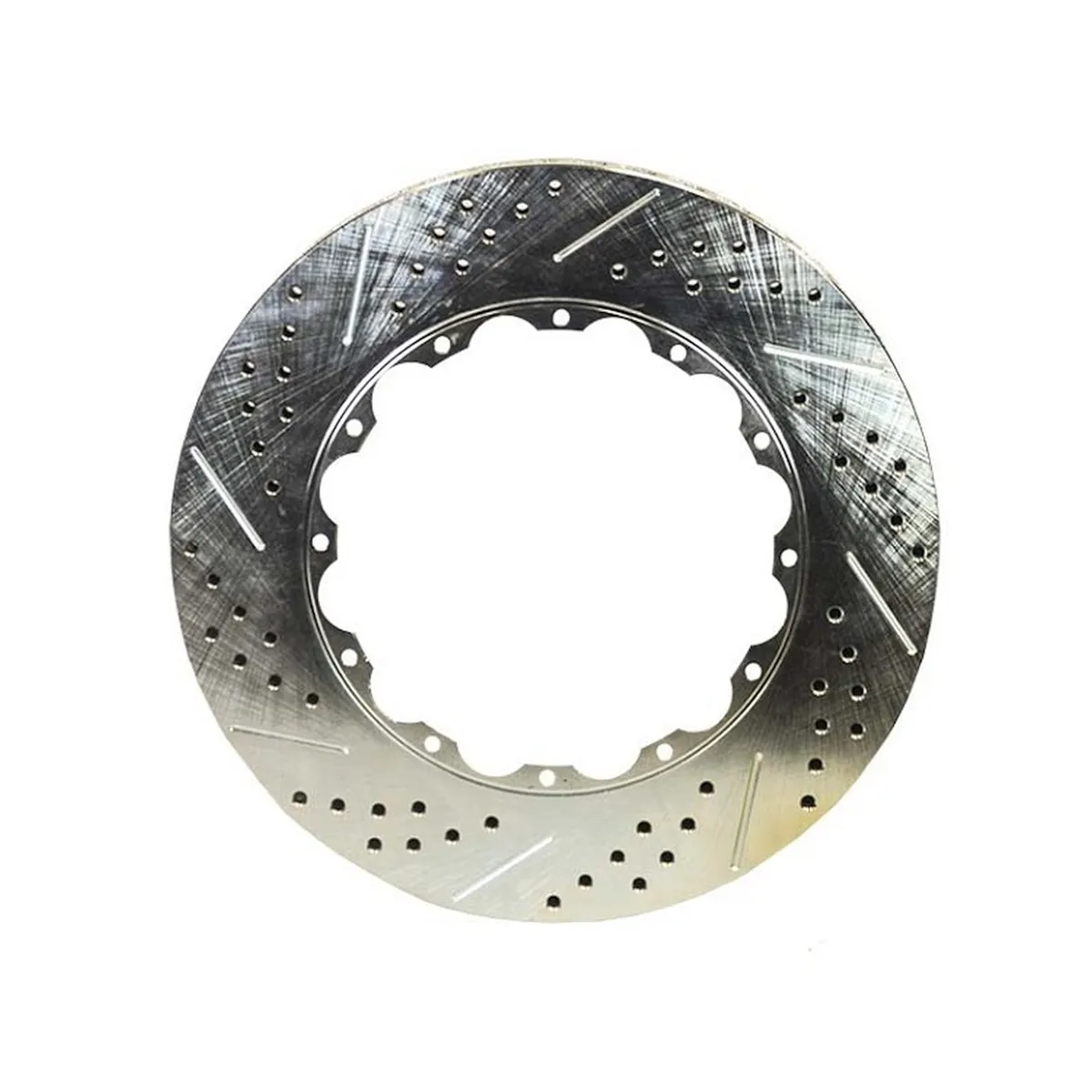 Service Parts Replacement Rotors 14.000 Inch X 1.150 Inch 12 X 8.50 Inch BC 2-Piece Right Slot Drilled And Zinc Plated Finish Baer Brakes product image