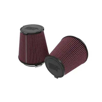 K&N 24 Mustang 5.0l v8 (Gas) Replacement Air Filter Round Tapered Rubber Top Red
