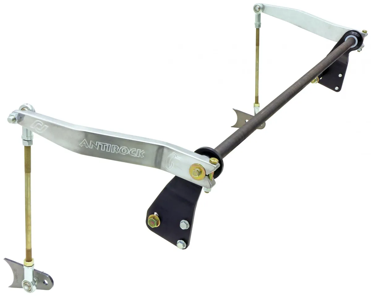 Clayton Off Road Antirock Sway Bar Kit 97-06 Wrangler TJ/LJ Rear Bolt-On Mounts Weld-On Axle Tab Aluminum Arms RockJock 4x4