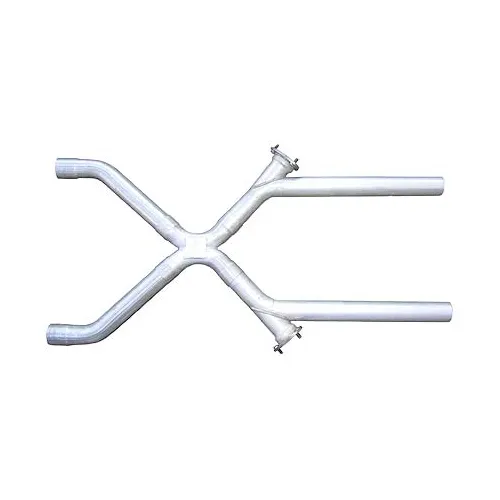 Pypes Performance exhaust Exhaust X-Pipe Kit Intermediate Pipe 2.5 in Crossover 3 in Collector Flange At Each Of The Cutouts Hardware Incl Natural 409 Stainless Steel Pypes Exhaust