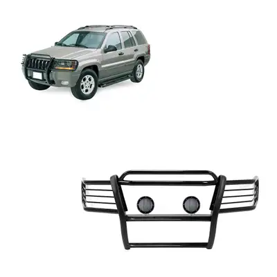 Black Horse Off Road 9904 Grand Cherokee Grille Guard Kit Modular Black
