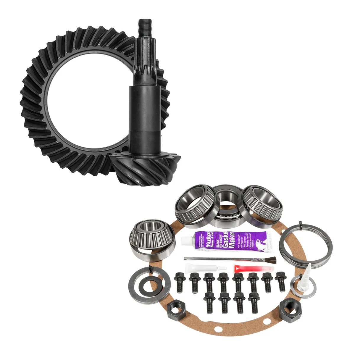 Yukon Gear and Axle Muscle Car Re-Gear Kit For Chrylser 8.75 Diff 10 Spline 3.23 Ratio 8.75 Inch Chy 42 Case 3.23 Rear R&P Gear/ Install Kit Package Yukon Gear