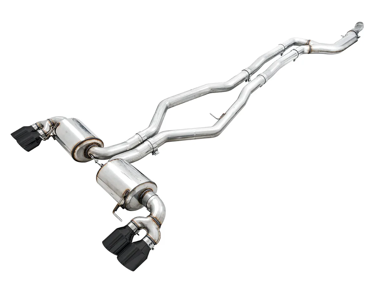 AWE Track Edition Exhaust for G2X M340i / M440i - Diamond Black Tips product image