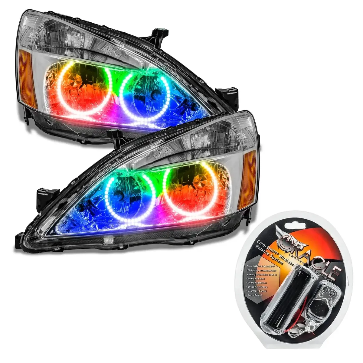 ORACLE Lighting 2003-2007 Honda Accord CoupeSedan Pre-Assembled LED Halo Headlights product image