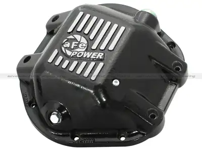 aFe Power aFe POWER Pro Series Rear Differential Cover w/ Machined Fins - Black - JK/TJ 4.0L/1987-89 XJ 4.0L