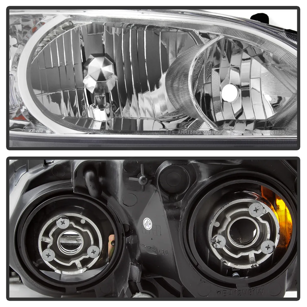 0405 Civic Coupe/Sedan (Ex Hatchback And si Models ) OEM Style Headlights Chrom product image