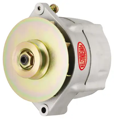 Power Master Smooth Look™ Alternator; 12si; 150 Amp; 100 Idle; 1 Groove V Type; Baffle; Natural;