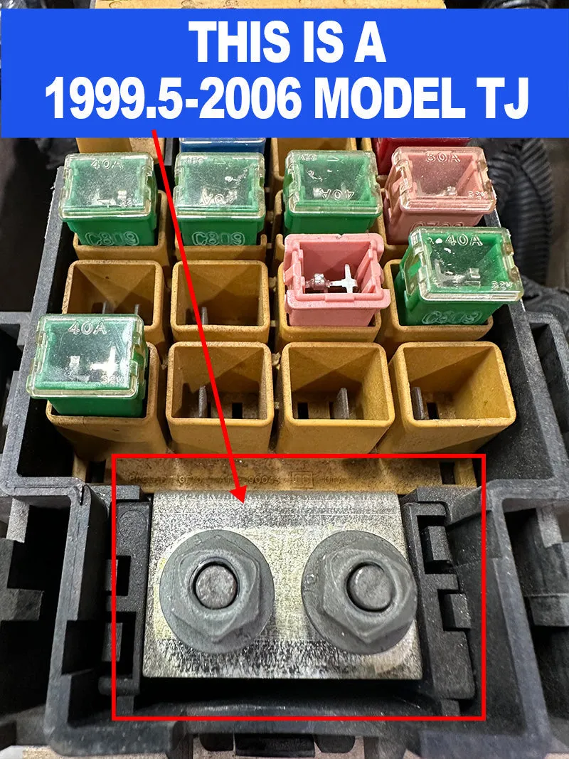 1997-1999 Jeep Wrangler TJ / LJ Battery Cable Kit 4.0 Liter 2 Gauge Battery Cable Big7Kits product image