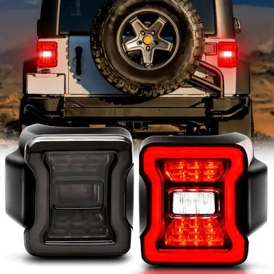 LED Factory Mart LED Tail Lights For Jeep Wrangler JL JLU 2018+