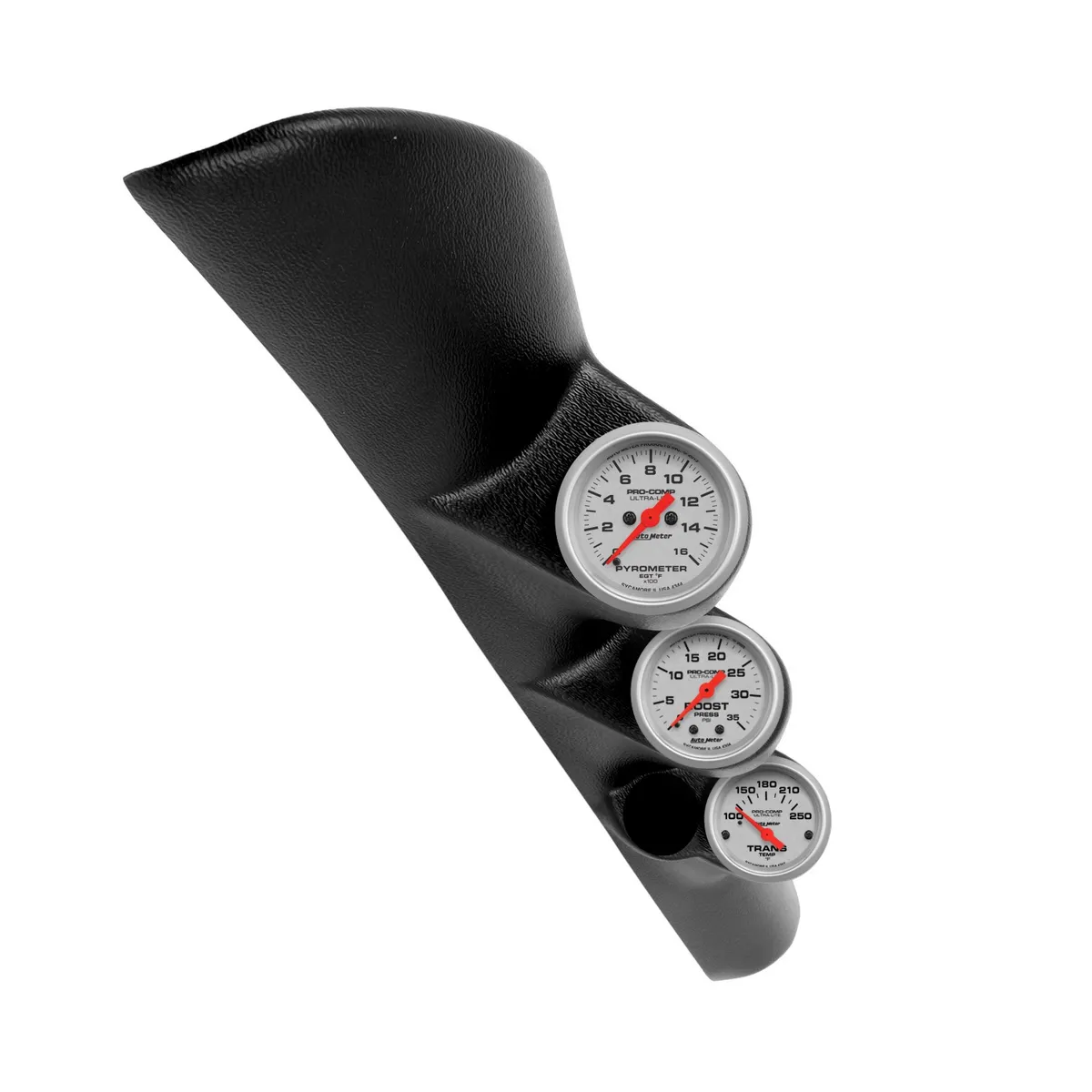 Diesel Gauge Kit, A-Pillar w/spkr, RAM 98-02, Boost/EGT/Trans, 35psi/1600?F/250?F, Ultra-Lite product image