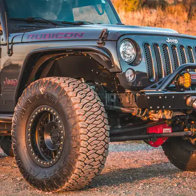 Savvy Off-Road 0718 Wrangler Front Inner Fender Liner Raw