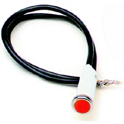 Painless Wiring LED Dash Indicator Light; 5/16 in.; Red;
