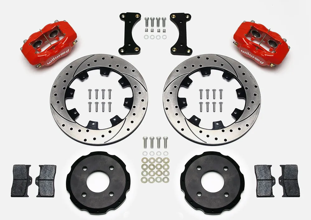 2002 - 2006 Mitsubishi Forged Dynalite Big Brake Front Brake Kit (Hat) - 140-7015 product image