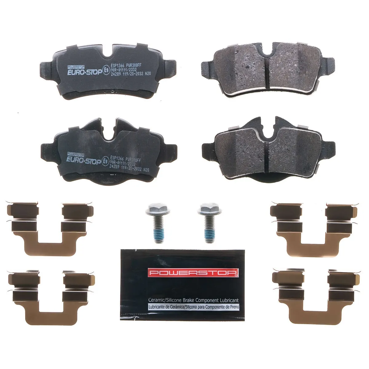 EuroStop ECE-R90 Certified Brake Pad Set product image