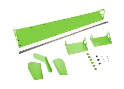 Dominator Race Body Plastic Spoiler 8x72in LM Xtreme Green