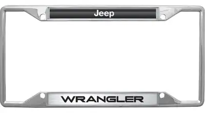 Eurosport Daytona Jeep Wrangler Chrome License Plate Frame